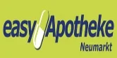 Logo der easyApotheke Neumarkt mit einer Kapsel und grünem Hintergrund.