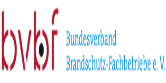 Logo der BVB Brandschutz GmbH in rot und blau auf weißem Hintergrund.