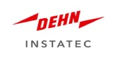 Logo von DEHN Instatec mit rotem Schriftzug und grauem Text.