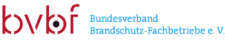 Logo des Bundesverbands Brandschutz-Fachbetriebe e. V. in rot und blau.
